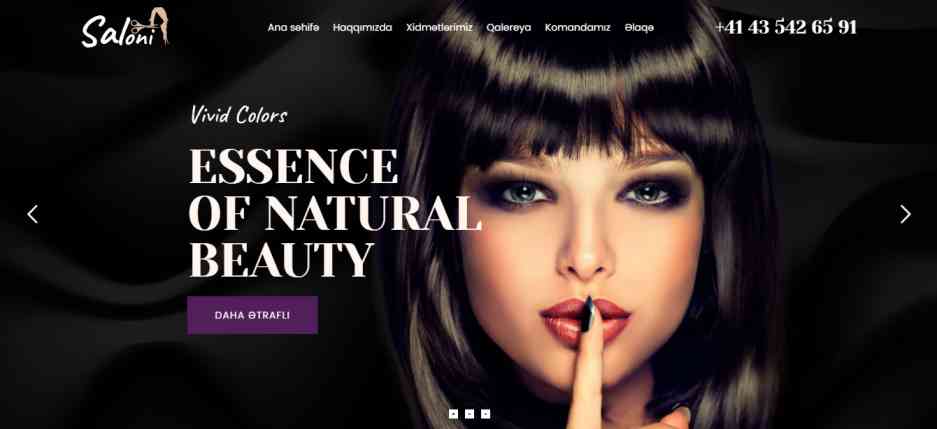 gözəllik üçün veb sayt